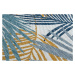 Dywany Łuszczów Kusový koberec Cooper Sisal Palm leaves 22258 ecru/navy – na ven i na doma - 200