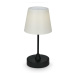 BRILONER LED venkovní stolní lampa s dotykovým vypínačem, pr.30 cm, LED modul, 3 W, 340 Lm, čern