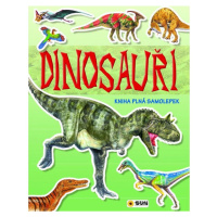 Dinosauři kniha plná samolepek
