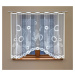 Dekorační žakárová záclona s řasící páskou RACHEL 160 bílá 300x160 cm MyBestHome