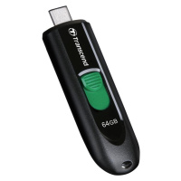 Transcend 64GB JetFlash 790C, USB-C (3.2 Gen 1) flash disk, černý