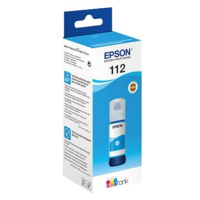 Epson 112 EcoTank Pigment Cyan ink bottle azurová