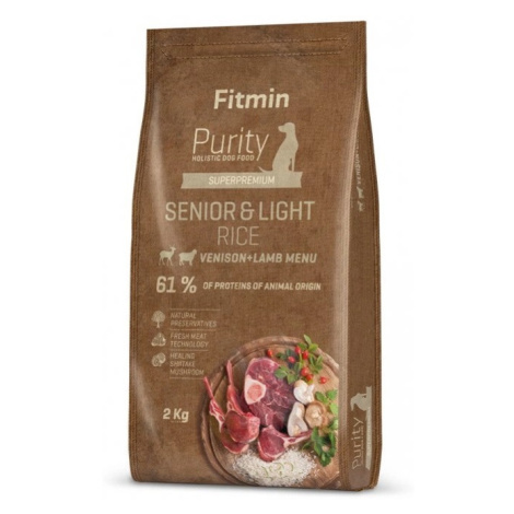 Fitmin Purity Senior&Light Rice Venison&Lamb krmivo pro psy 2 kg