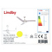 Lindby Lindby - Stropní látor EMANUEL 2xE14/42W/230V + dálkové ovládání