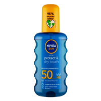 Nivea SUN Protect&Dry OF50 neviditelný sprej na opalování 200 ml