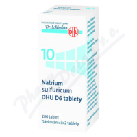 Natrium sulfuricum DHU D5-D30 tbl.nob.200