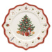 Bílý porcelánový talíř s vánočním motivem Villeroy & Boch, ø 34,5 cm