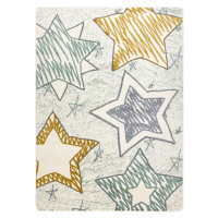 Dywany Łuszczów Dětský kusový koberec Petit Stars green - 160x220 cm