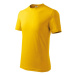 Malfini BASIC138 tričko dětské žluté