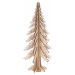 Autronic Strom, dřevěná dekorace -  s bílými kraji AC7162