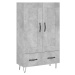 vidaXL Skříň highboard betonově šedá 69,5x31x115 cm kompozitní dřevo