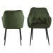 Dkton Designové židle Alarik zelená