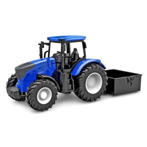 Kids Globe traktor modrý se sklápěčkou volný chod 27,5cm