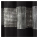 Dekorační závěs se zirkony s kroužky ANDRE černá 140x250 cm (cena za 1 kus) MyBestHome