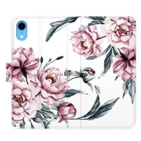 iSaprio flip pouzdro Pink Flowers pro iPhone XR