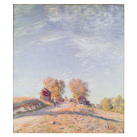 Alfred Sisley - Obrazová reprodukce Uphill Road in Sunshine, 1891, (35 x 40 cm)