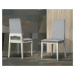 Estila Designová jídelní židle Rodas s nízkým rámem na zádové opěrce s volitelným čalouněním 93c