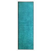 vidaXL Rohožka pratelná tyrkysová 60 x 180 cm