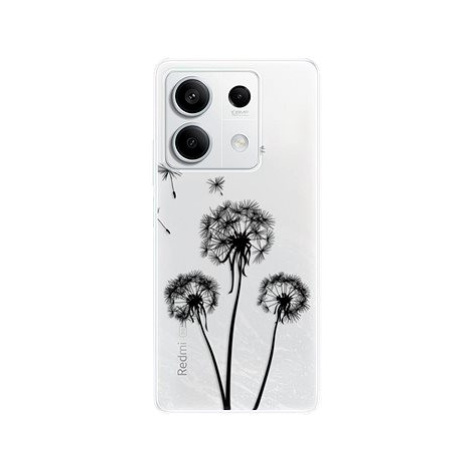 iSaprio Three Dandelions - black - Xiaomi Redmi Note 13 5G