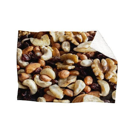 IMPAR Beránková deka Ořechy, 200 × 140 cm