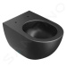 RAVAK Chrome Závěsné WC, RimOff, matná černá X01794