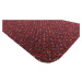 Metrážový koberec New Techno 3558 vínové, zátěžový - S obšitím cm