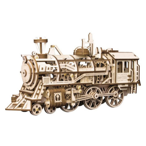 ROBOTIME Rokr 3D dřevěné puzzle Lokomotiva 350 dílků 145785