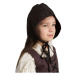 Dětská gotická čapka, barva černá