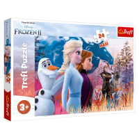 Trefl | Puzzle maxi 24 ks | Frozen magická výprava