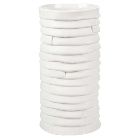 Bílá porcelánová ručně vyrobená váza Ribbon – Mette Ditmer Denmark