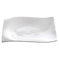 Bílý porcelánový dezertní talíř Maxwell & Williams Motion, 20 x 20 cm