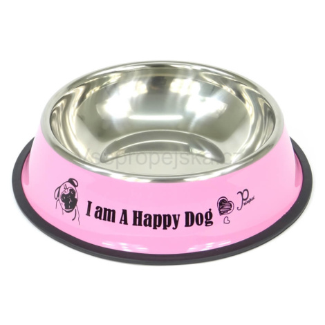 Vsepropejska Empty miska pro psa s tlapkami Barva: Růžová, Rozměr (cm): 22