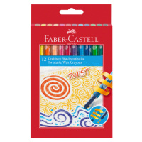 Voskovky Faber-Castell TWIST, 12 ks