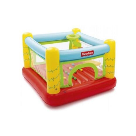 Nafukovací hrací centrum Bestway Fisher Price s míčky 1,75x1,73x1,14m