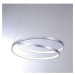 PAUL NEUHAUS LED závěsné svítidlo, imitace plátkového stříbra, moderní design SimplyDim 3000K PN