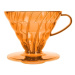 Hario Dripper V60 -02T Orange  - plastový