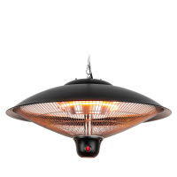 Blumfeldt Heizsporn, infračervený ohřívač, stropní, 60,5 cm (Ø), LED lampa, dálkové ovládání