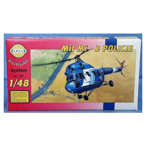 SMĚR - MODELY - Vrtulník Mi 2 - Policie 1:48 Směr - Modely