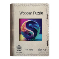 Wooden puzzle Yin Yang A3