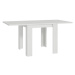 Jídelní stůl rozkládací Tedy 80-160x80 cm (bílý dub)