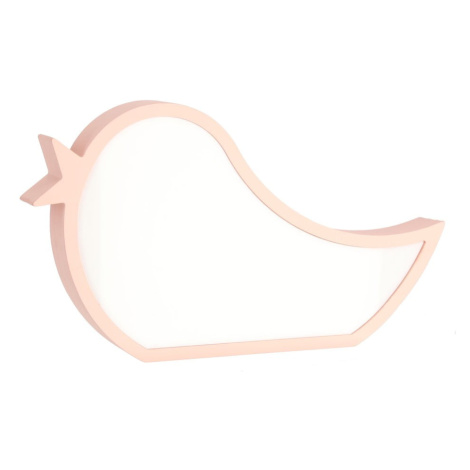 Růžová dětská lampička Bird – Candellux Lighting