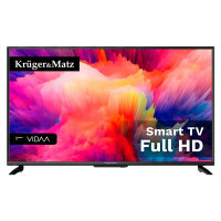 40'' Kruger&Matz Fhd Smart Tv Vidaa 3xHDMI Usb DVB-T2 H.265 Hevc