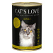 Cat's Love 6 x 400 g - telecí s krocanem