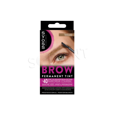 Syoss Brow Tint 17 ml Tmavá blond