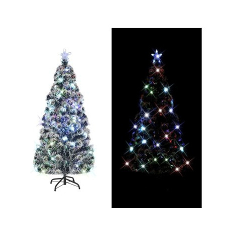 Umělý vánoční stromek se stojanem a LED 150 cm 170 větviček 242426 SHUMEE