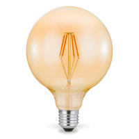 JUST LIGHT LEUCHTEN DIRECT LED Filament Globe, 4W E27, průměr 125mm 3000K DIM 08458 LD 08458