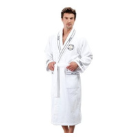 Soft Cotton - Luxusní pánský župan Marine man v dárkovém balení, bílá, XL