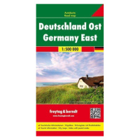AK 0222 Německo východ 1:500 000 / automapa + mapa volného času FREYTAG-BERNDT, spol. s r.o.