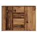 vidaXL Příborník old wood 88 x 30 x 64 cm kompozitní dřevo