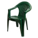 MEGA PLAST Židle zahradní GARDENIA plast, zelená